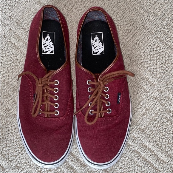 Vans Other - Maroon Vans